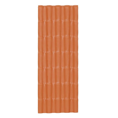 Telha PVC colonial cer�mica 3,94x0,86x2,0mm