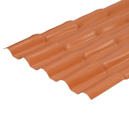 Telha PVC colonial cer�mica 5,25x0,86x2,0mm